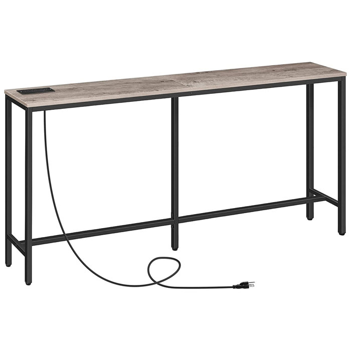 Gracie Oaks Dwayne 70.9'' Console Table with Power Outlet & Reviews